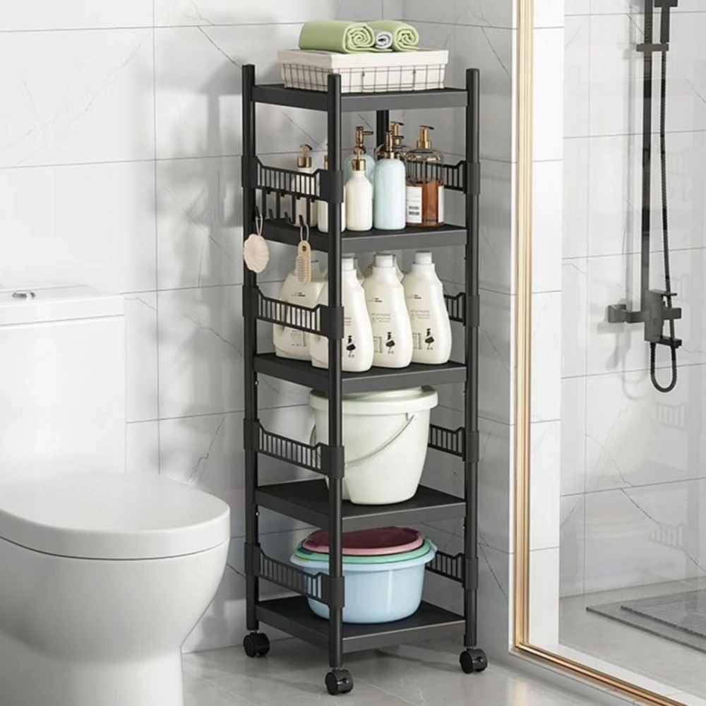 Regał metalowy magazynowy kuchenny łazienkowy na kółkach