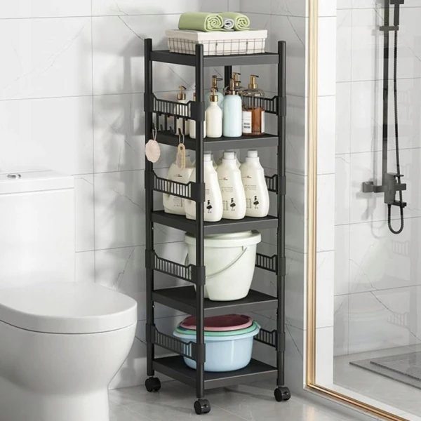 Regał metalowy magazynowy kuchenny łazienkowy na kółkach