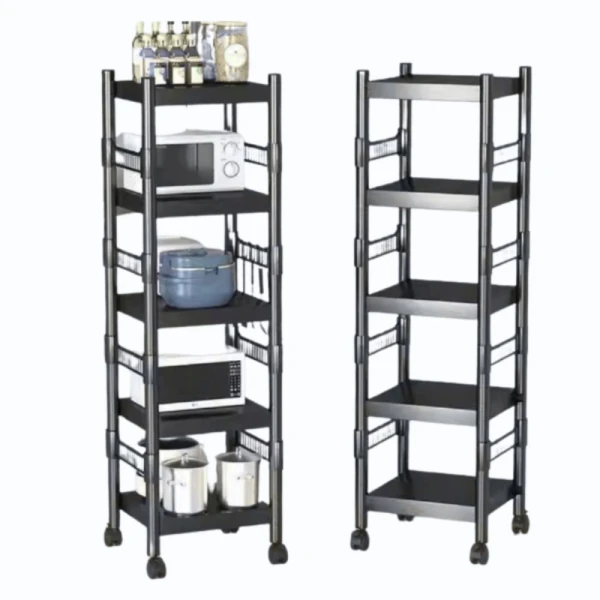 Regał metalowy magazynowy kuchenny łazienkowy na kółkach