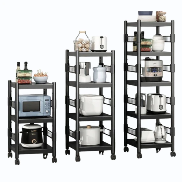 Regał metalowy magazynowy kuchenny łazienkowy na kółkach