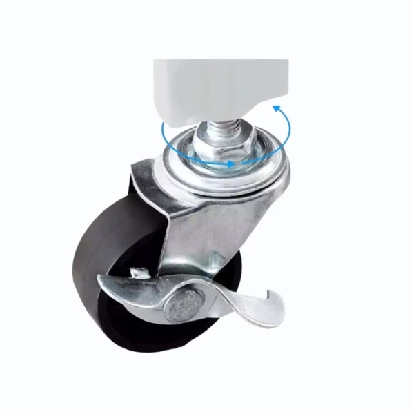 Wózek mobilny na kółkach regał składany 3 półki