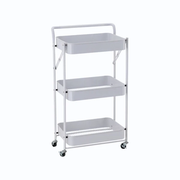Półka łazienkowa kuchenna szafka na kółkach regał wóz