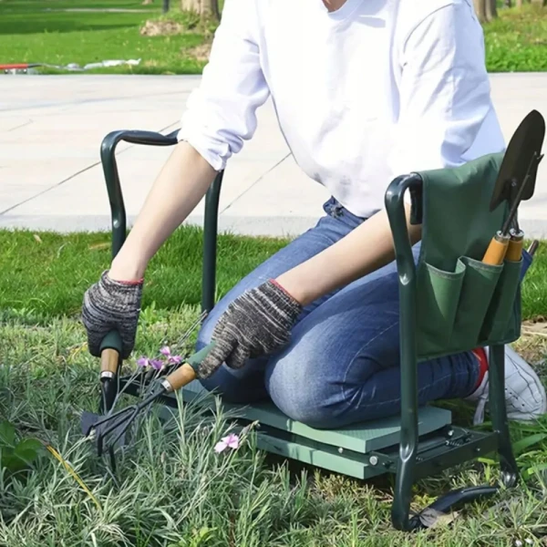 Klęcznik ogrodowy składany, taboret krzesło stołek do og