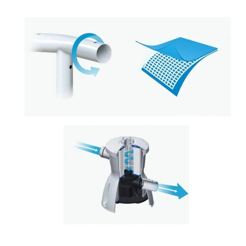 Basen Stelażowy Ogrodowy Okrągły Polygroup Limited 366 x 