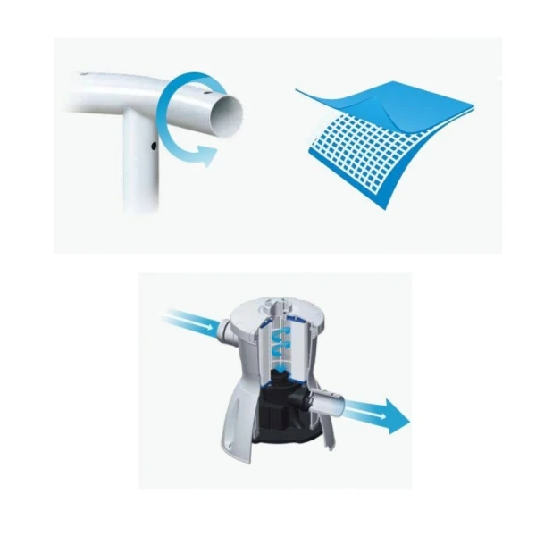 Basen Stelażowy Ogrodowy Okrągły Polygroup Limited 366 x 