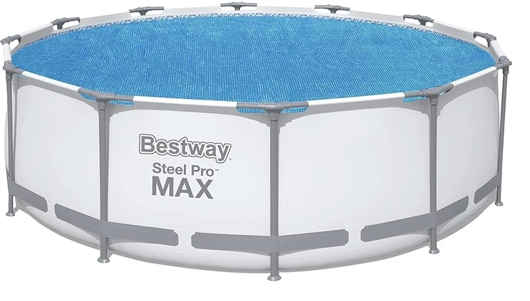 Pokrywa solarna do basenu stelażowego 457 cm Bestwa