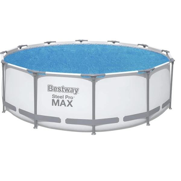Pokrywa solarna do basenu stelażowego 457 cm Bestwa