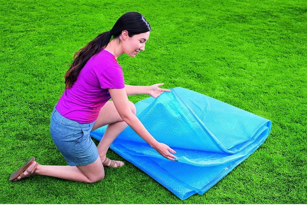 Pokrywa solarna do basenu stelażowego 457 cm Bestwa