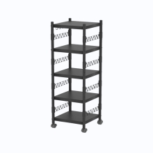 Regał metalowy magazynowy kuchenny łazienkowy na kółkach loft 175x40x40x cm