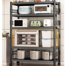 Regał metalowy magazynowy kuchenny łazienkowy na kółkach loft 175x40x40x cm
