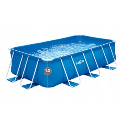 Basen Stelażowy Ogrodowy Prostokątny Polygroup Limited 300x200 cm – Model 2025
