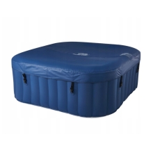 SPA Ogrodowe Dmuchane Kwadratowe Lite Orbit 185 cm z Hydromasażem – 6-osobowe, 930L